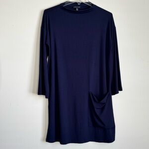 EILEEN FISHER NAVY BLUE DRESS